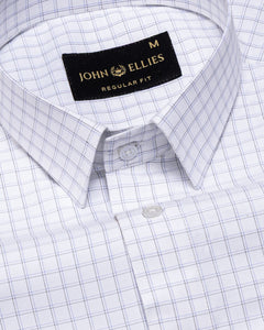 Helston Black Check Cotton Shirt - John Ellies