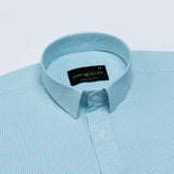 Vindsor Cyan Check Oxford Cotton Shirt - John Ellies