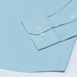 Vindsor Cyan Check Oxford Cotton Shirt - John Ellies