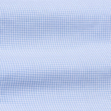 Vindsor Sky Blue Check Oxford Cotton Shirt - John Ellies