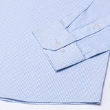 Vindsor Sky Blue Check Oxford Cotton Shirt - John Ellies