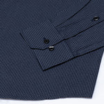 Vindsor Navy Blue Check Oxford Cotton Shirt - John Ellies