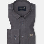 Vindsor Khaki Check Oxford Cotton Shirt - John Ellies