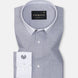 Historia Black White Cuff Collar Oxford Cotton Shirt - John Ellies