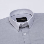 Historia Black White Cuff Collar Oxford Cotton Shirt - John Ellies