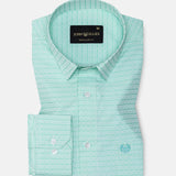 Slurp Lime Textured Cotton Shirt - John Ellies