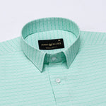 Slurp Lime Textured Cotton Shirt - John Ellies