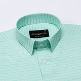 Slurp Lime Textured Cotton Shirt - John Ellies