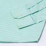 Slurp Lime Textured Cotton Shirt - John Ellies