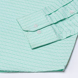 Slurp Lime Textured Cotton Shirt - John Ellies