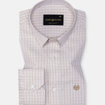 Slurp Beige Textured Cotton Shirt - John Ellies