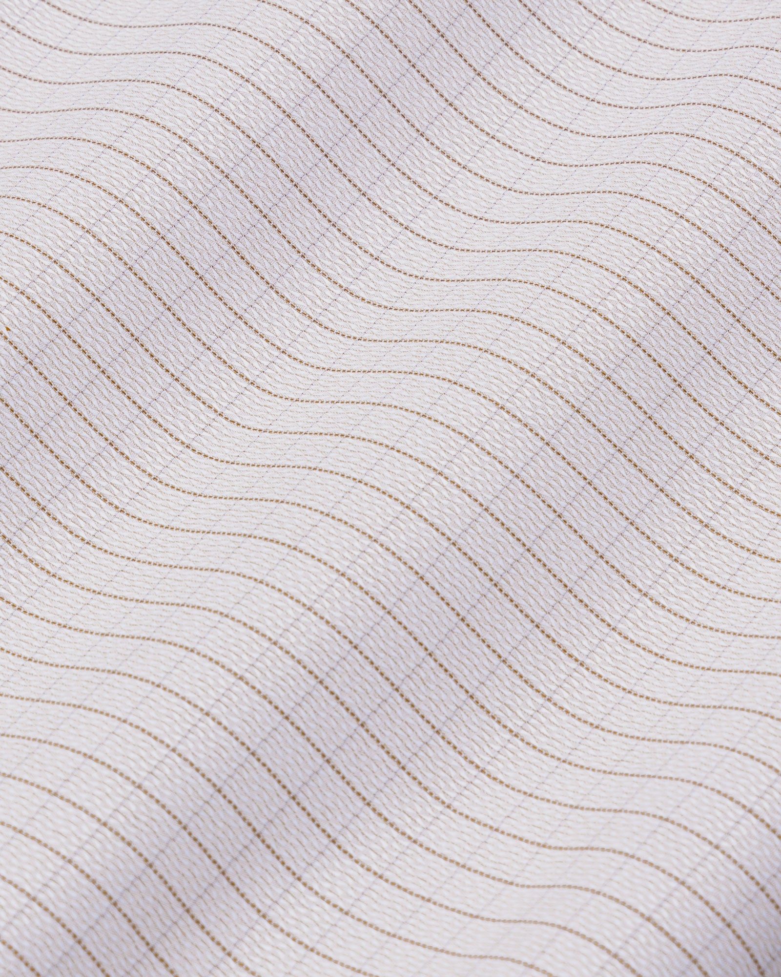 Slurp Beige Textured Cotton Shirt - John Ellies