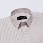 Slurp Beige Textured Cotton Shirt - John Ellies