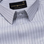 Slurp Grey Textured Cotton Shirt - John Ellies