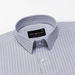 Slurp Grey Textured Cotton Shirt - John Ellies