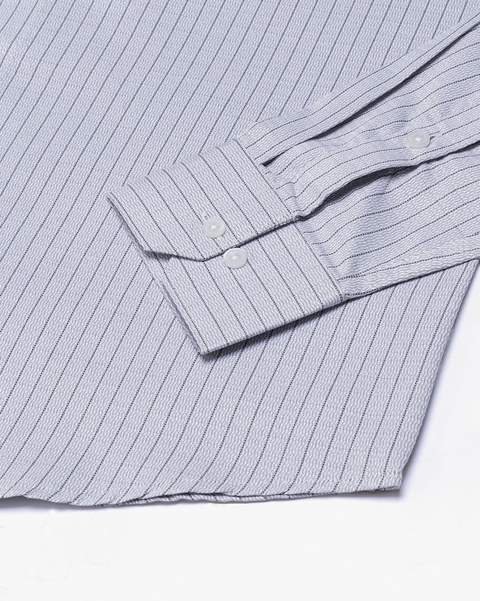 Slurp Grey Textured Cotton Shirt - John Ellies