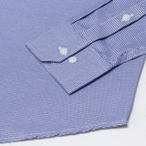 Slurp Navy Blue Textured Cotton Shirt - John Ellies