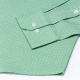 Slurp Green Textured Cotton Shirt - John Ellies