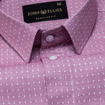 Slurp Purple Textured Cotton Shirt - John Ellies
