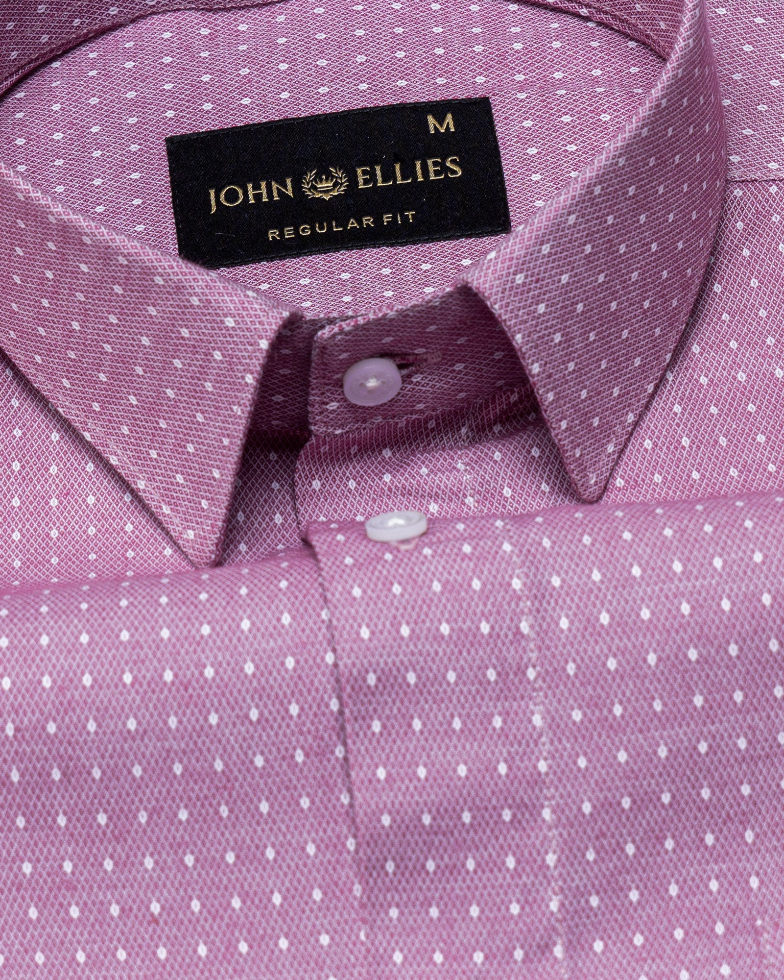 Slurp Purple Textured Cotton Shirt - John Ellies