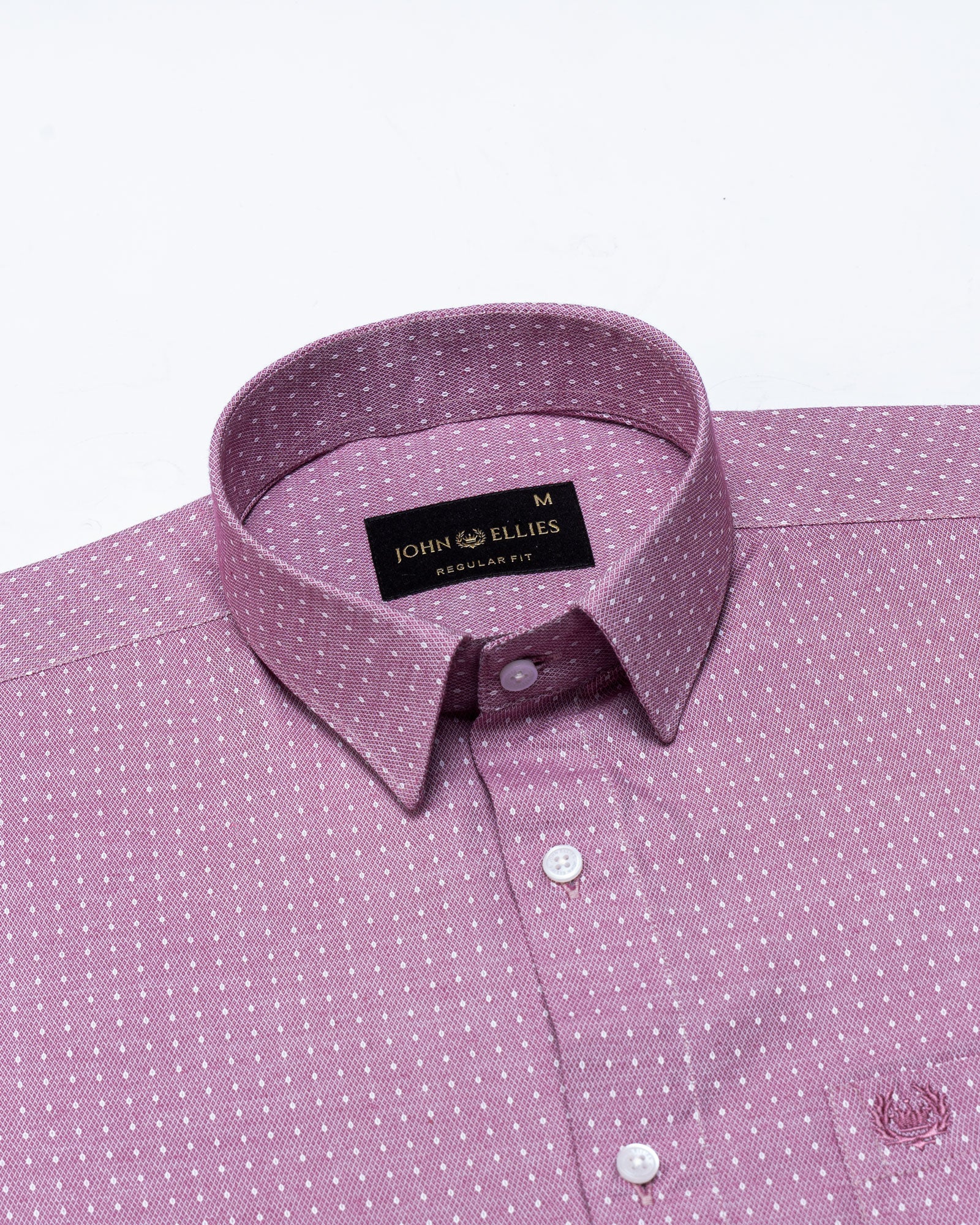 Slurp Purple Textured Cotton Shirt - John Ellies
