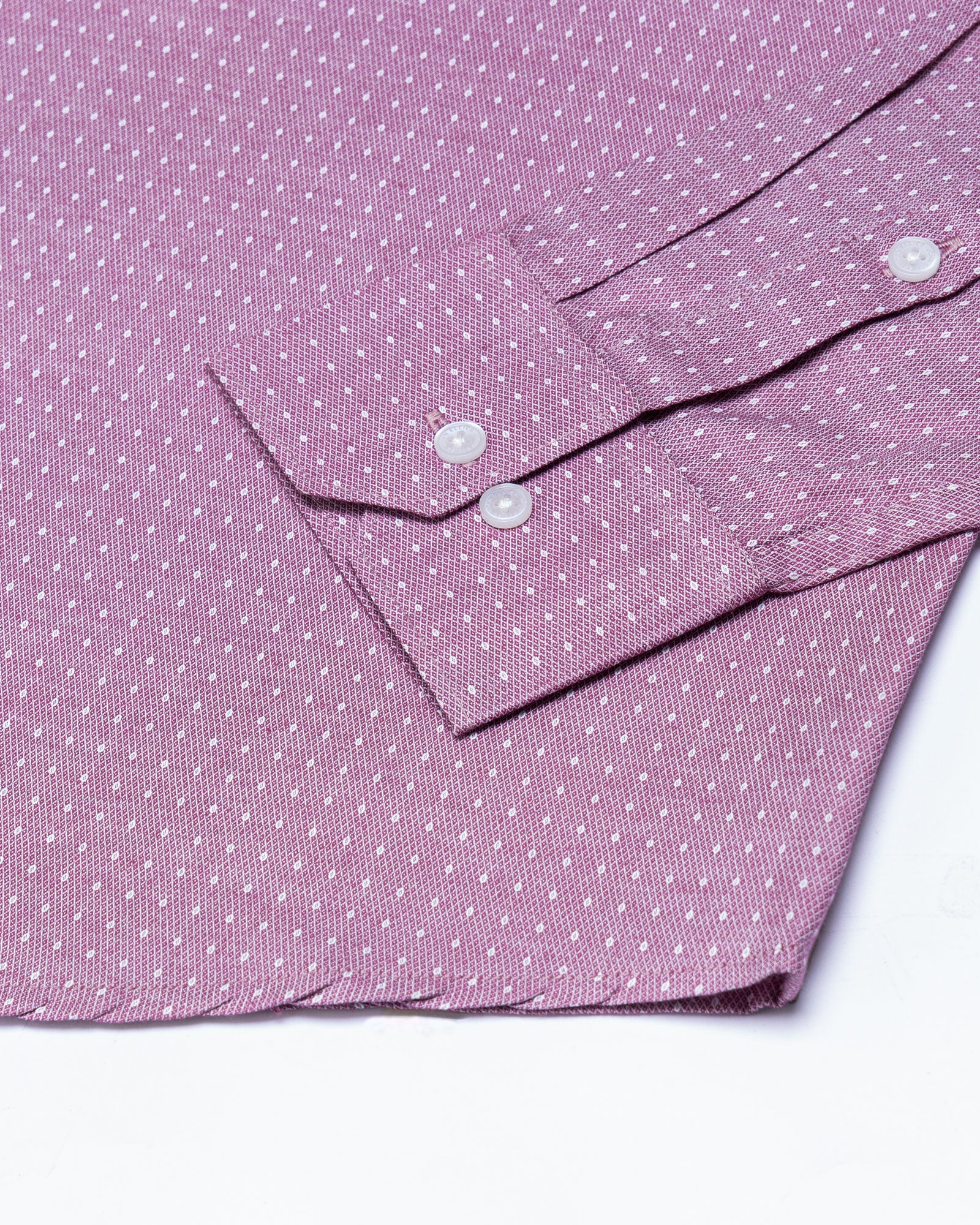 Slurp Purple Textured Cotton Shirt - John Ellies