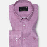 Slurp Purple Textured Cotton Shirt