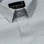 Slurp Light Green Textured Cotton Shirt - John Ellies