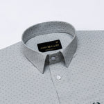 Slurp Light Green Textured Cotton Shirt - John Ellies