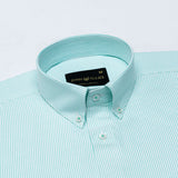 Zanrix Lime Stripe Button Down Oxford Cotton Shirt - John Ellies