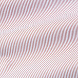 Zanrix Red Stripe Button Down Oxford Cotton Shirt - John Ellies