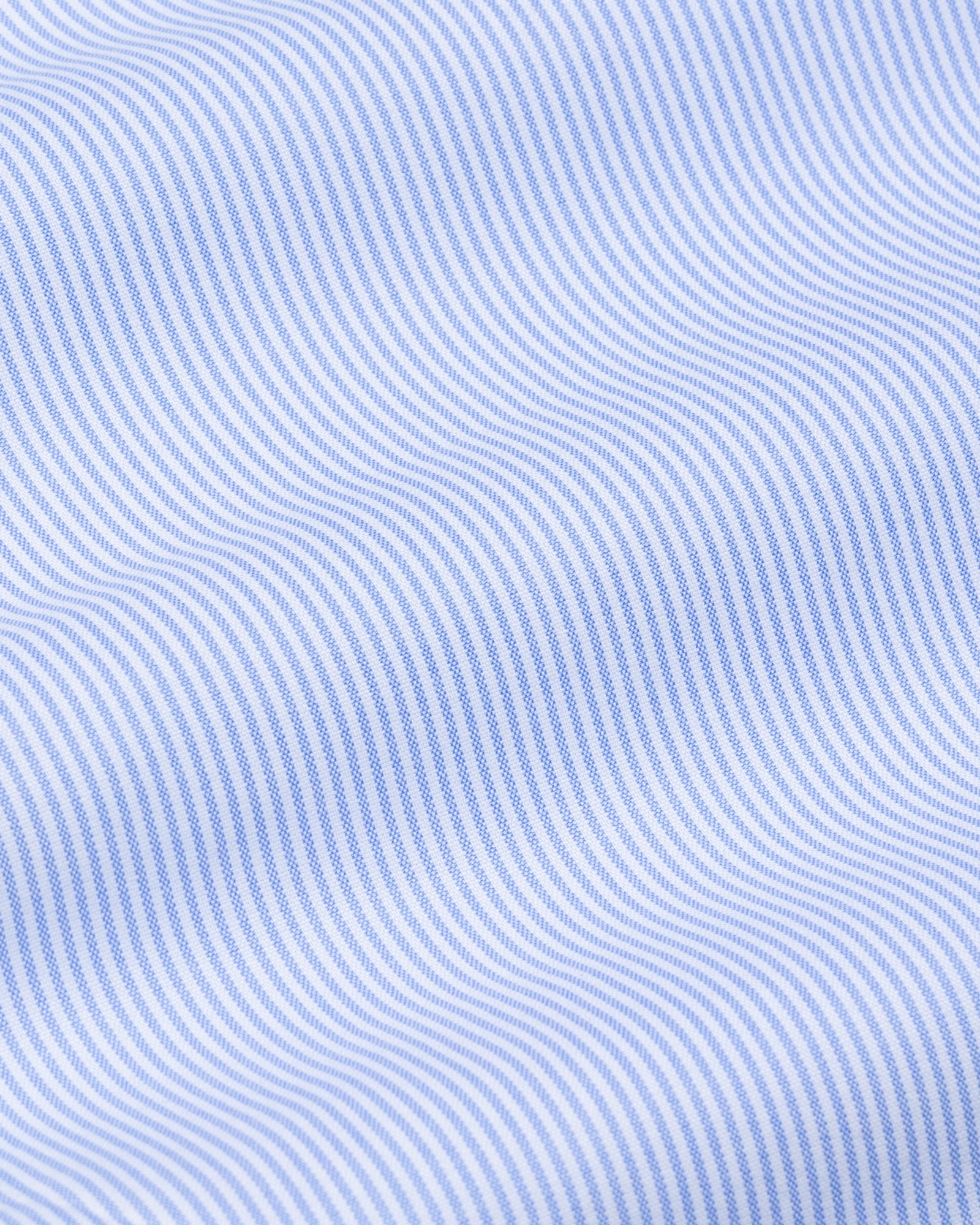 Zanrix Sky Blue Stripe Button Down Oxford Cotton Shirt - John Ellies