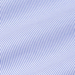 Zanrix Blue Stripe Button Down Oxford Cotton Shirt - John Ellies