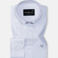 Zanrix Silver Stripe Button Down Oxford Cotton Shirt - John Ellies