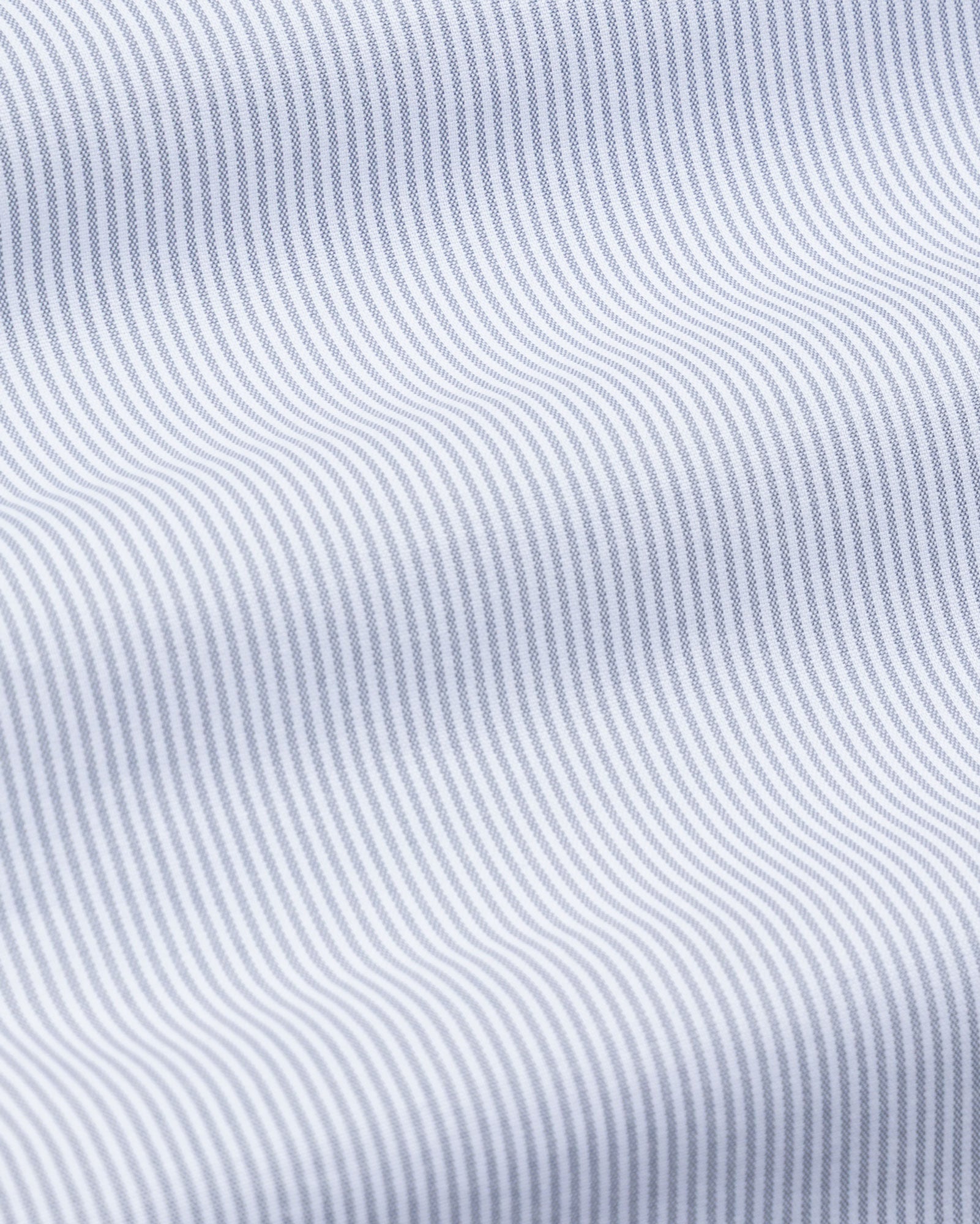 Zanrix Silver Stripe Button Down Oxford Cotton Shirt - John Ellies