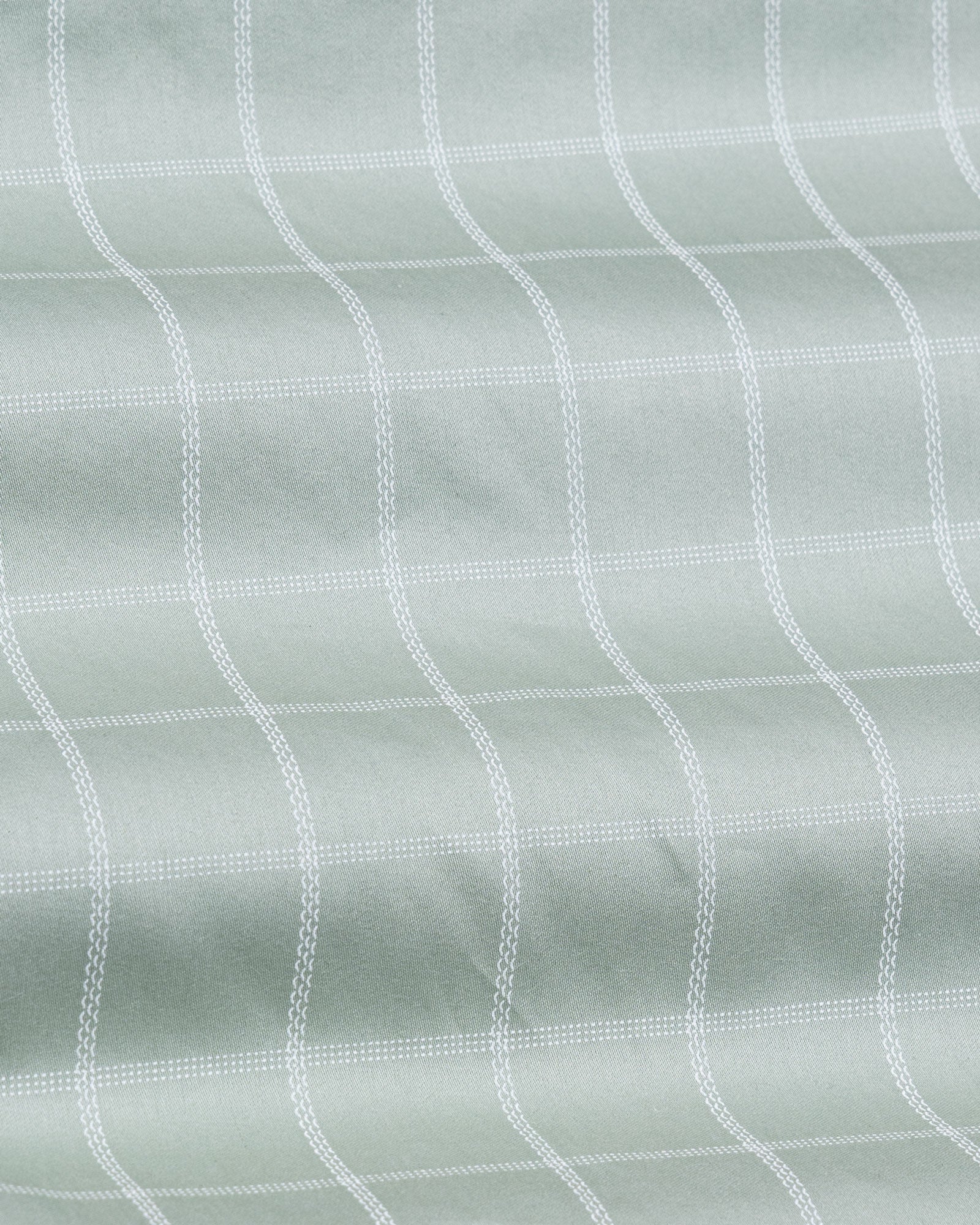 Avian Olive Check Premium Cotton Shirt - John Ellies