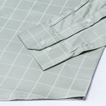 Avian Olive Check Premium Cotton Shirt - John Ellies