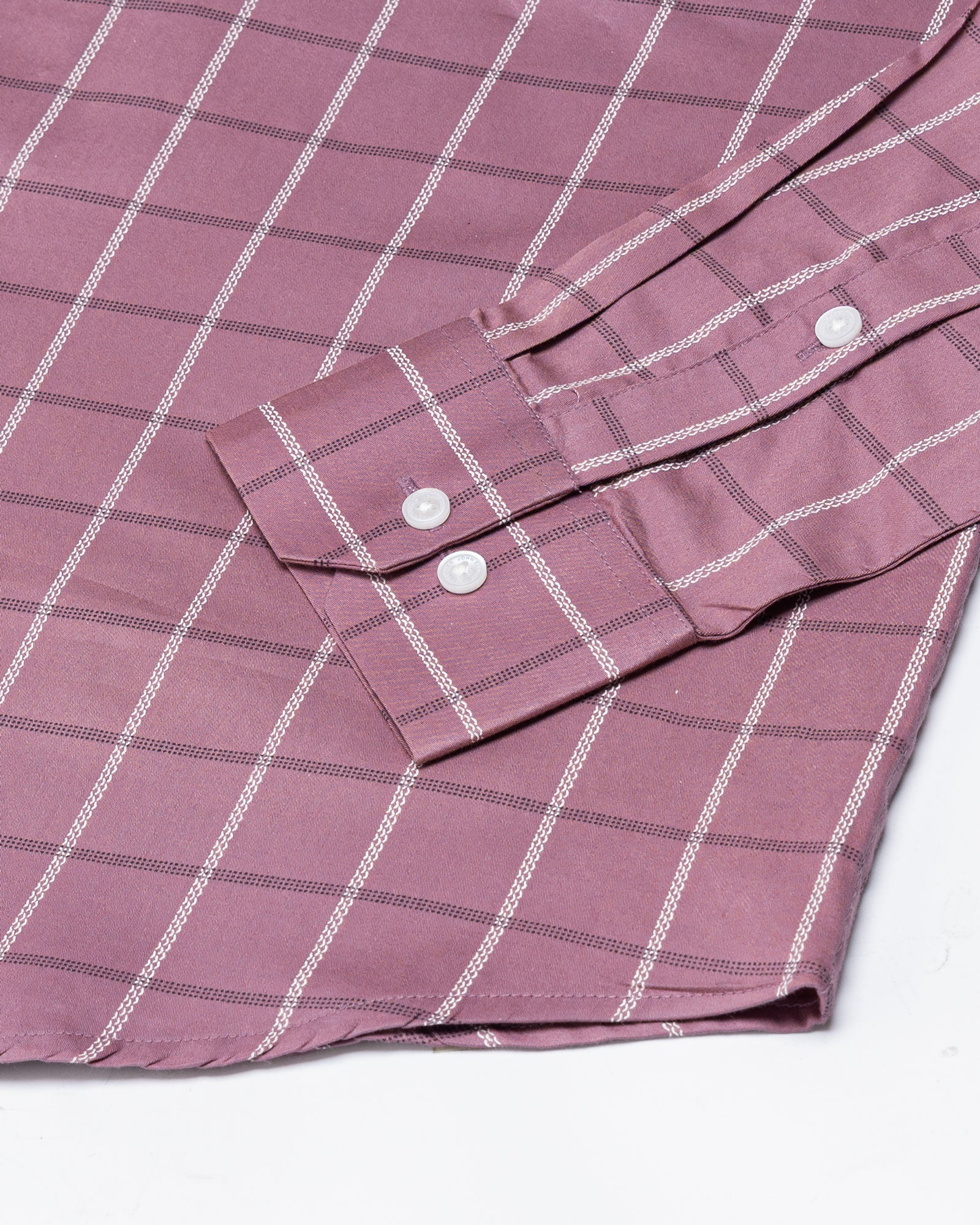 Avian Pink Check Premium Cotton Shirt - John Ellies