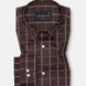Avian Brown Check Premium Cotton Shirt - John Ellies