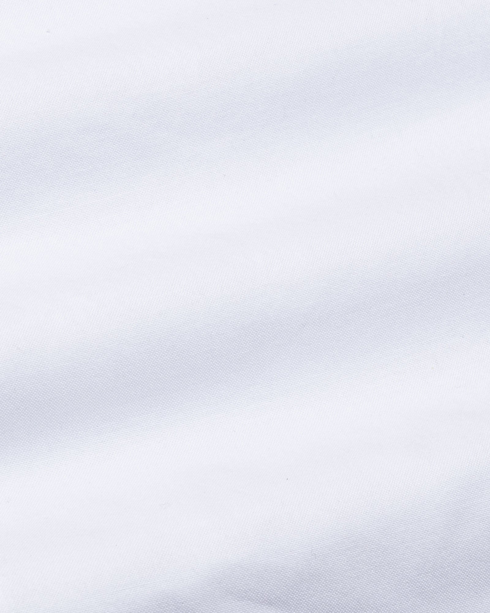 Hicker White Plain Button Down Oxford Cotton Shirt - John Ellies