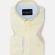 Hicker Yellow Button Down Plain Oxford Cotton Shirt - John Ellies