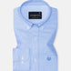 Hicker Sky Blue Button Down Plain Oxford Cotton Shirt - John Ellies