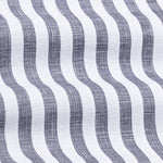 Mersin Black Stripe Button Down Linen Shirt - John Ellies