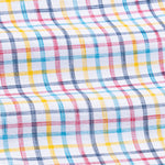 Kaish Multicolor Check Button Down Linen Shirt - John Ellies