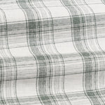 Kaish Green Check Button Down Linen Shirt - John Ellies