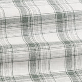 Kaish Green Check Button Down Linen Shirt - John Ellies