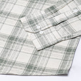 Kaish Green Check Button Down Linen Shirt - John Ellies