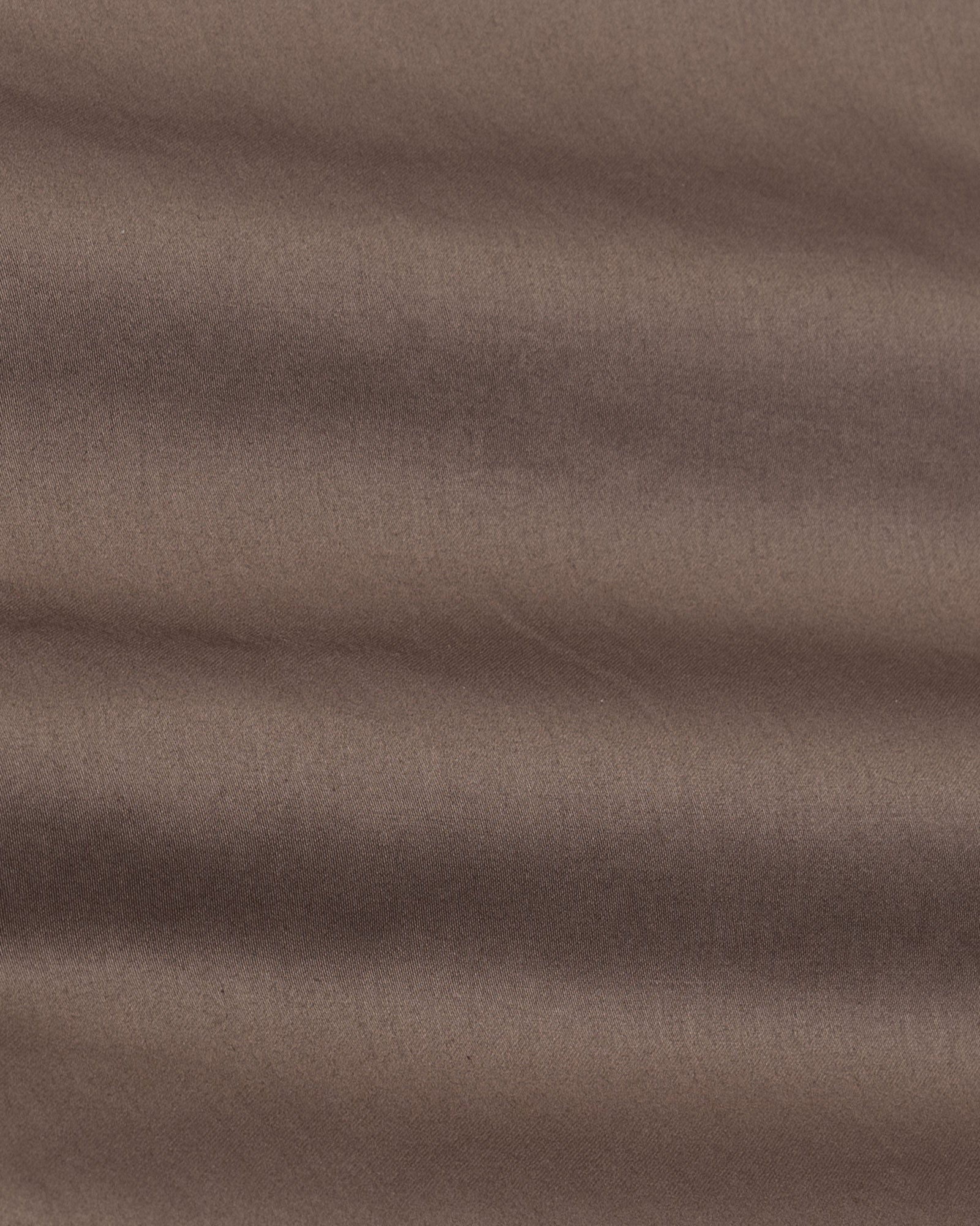 Arden Coffee Plain Mandarin Giza Cotton Shirt - John Ellies