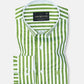 Sidex Green Stripes Premium Cotton Shirt - John Ellies