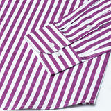 Sidex Magenta Stripes Premium Cotton Shirt - John Ellies